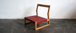 kw368 ti_low chair/L CHERRY